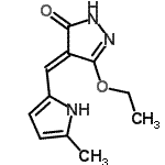 CAS#: 324548-14-3, (4E)-5-Ethoxy-4-[(5-Methyl-1H-Pyrrol-2-Yl)Methylene]-2,4-Dihydro-3H-Pyrazol-3-One
