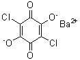 CAS 登录号：32458-20-1， 2,5-二氯-3,6-二氧代-1,4-环己二烯-1,4-二醇钡