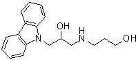 CAS 登录号：324773-66-2， 3-(3-咔唑-9-基-2-羟基-丙基氨基)-丙-1-醇