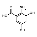 CAS#: 32484-69-8, 2-Amino-3,5-Dihydroxybenzoic Acid