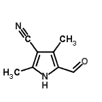 CAS#: 32487-71-1, 5-Formyl-2,4-Dimethyl-1H-Pyrrole-3-Carbonitrile