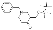 CAS 登录号：325486-37-1， N-苄基-3-(叔丁基二甲基硅氧基甲基)哌啶-4-酮
