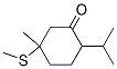CAS#: 32564-30-0, 5-Methyl-5-Methylsulfanyl-2-Propan-2-Ylcyclohexan-1-One