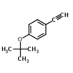 CAS#: 32569-86-1, 1-Ethynyl-4-[(2-Methyl-2-Propanyl)Oxy]Benzene