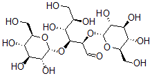 CAS#: 32581-33-2, (2R,3S,4R,5R)-4,5,6-Trihydroxy-2,3-Bis[[(2R,3R,4S,5S,6R)-3,4,5-Trihydroxy-6-(Hydroxymethyl)Oxan-2-Yl]Oxy]Hexanal