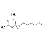 CAS 登录号：325961-76-0， (1S,2R)-1-乙氧基-2-戊基环丙基乙酸酯