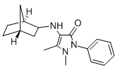 CAS#: 32597-38-9, 4-(6-Bicyclo[2.2.1]Heptanylamino)-1,5-Dimethyl-2-Phenylpyrazol-3-One
