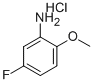 CAS 登录号：326-83-0， 5-氟-2-甲氧基苯胺盐酸盐