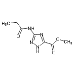 CAS#: 326186-20-3, Methyl 3-(Propionylamino)-1H-1,2,4-Triazole-5-Carboxylate
