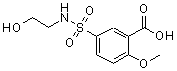 CAS#: 326907-68-0, 5-[(2-Hydroxyethyl)Sulfamoyl]-2-Methoxybenzoic Acid