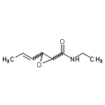 CAS#: 326908-70-7, N-Ethyl-3-[(1E)-1-Propen-1-Yl]-2-Oxiranecarboxamide