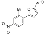 CAS 登录号：327049-95-6， 5-(2-溴-4-硝基苯基)呋喃-2-甲醛