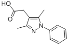 CAS 登录号：32710-88-6， 2-(3,5-二甲基-1-苯基吡唑-4-基)乙酸酯