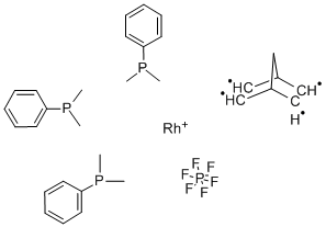 CAS#: 32761-50-5, [Tris(Dimethylphenylphosphine)](2,5-Norbornadiene)Rhodium(I) Hexafluorophosphate