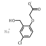 CAS#: 32791-87-0, Sodium [4-Chloro-2-(Hydroxymethyl)Phenoxy]Acetate