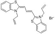 CAS#: 32835-27-1, (2Z)-3-Prop-2-Enyl-2-[(E)-3-(3-Prop-2-Enyl-2H-1,3-Benzothiazol-1-Ium-2-Yl)Prop-2-Enylidene]-1,3-Benzothiazole Bromide