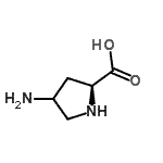 CAS 登录号：3285-76-5， (2S)-4-氨基吡咯烷-2-羧酸
