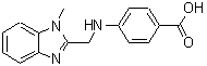CAS#: 328559-27-9, 4-{[(1-Methyl-1H-Benzimidazol-2-Yl)Methyl]Amino}Benzoic Acid