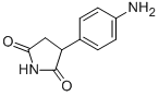 CAS 登录号：32856-49-8， 3-(4-氨基-苯基)-吡咯烷-2,5-二酮