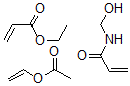 CAS#: 32875-87-9, Vinyl acetate, ethyl acrylate, N-methylolacrylamide polymer