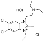 CAS#: 32915-71-2, 2-(5,6-Dichloro-3-Ethyl-2-Methylbenzimidazol-1-Ium-1-Yl)-N,N-Diethylethanamine Chloride Hydrochloride