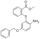 CAS 登录号：329217-05-2， 4-苄氧基-2-(2甲氧羰基)噻吩基苯胺
