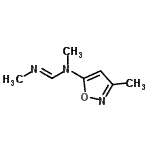 CAS#: 329267-83-6, N,N'-Dimethyl-N-(3-methyl-1,2-oxazol-5-yl)imidoformamide