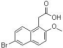 CAS#: 329269-13-8, (6-Bromo-2-Methoxy-1-Naphthyl)Acetic Acid