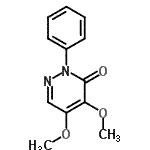 CAS 登录号：3295-78-1， 4,5-二甲氧基-2-苯基-3(2H)-哒嗪酮