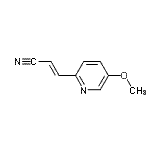 CAS#: 329974-33-6, (2E)-3-(5-Methoxy-2-Pyridinyl)Acrylonitrile