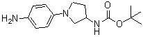 CAS#: 330551-18-3, 2-Methyl-2-Propanyl [1-(4-Aminophenyl)-3-Pyrrolidinyl]Carbamate