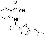 CAS 登录号：330638-41-0， 2-{[5-(甲氧基甲基)-2-糠酰]氨基}苯甲酸