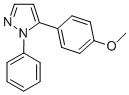 CAS 登录号：33064-24-3， 5-(4-甲氧基苯基)-1-苯基-1H-吡唑