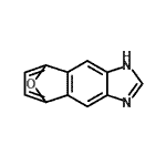 CAS 登录号：33080-65-8， 14-氧杂-5,7-二氮杂四环[9.2.1.0<sup>2,10</sup>.0<sup>4,8</sup>]十四碳-1(13),2(10),3,5,8,11-己烯