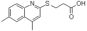 CAS#: 330832-52-5, 3-[(4,6-Dimethyl-2-Quinolinyl)Sulfanyl]Propanoic Acid