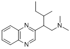 CAS 登录号：33098-27-0， N,N,3-三甲基-2-喹喔啉-2-基戊烷-1-胺