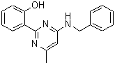 CAS#: 330981-97-0, 2-[4-(Benzylamino)-6-Methyl-2-Pyrimidinyl]Phenol