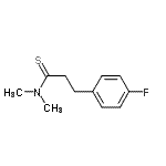 CAS#: 331-88-4, 3-(4-Fluorophenyl)-N,N-Dimethylpropanethioamide