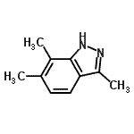 CAS#: 33101-40-5, 3,6,7-Trimethyl-1H-Indazole