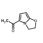 CAS#: 33106-16-0, 1-(2,3-Dihydropyrrolo[2,1-b][1,3]Oxazol-5-Yl)Ethanone