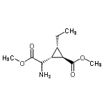 CAS#: 331251-31-1, Methyl (1R,2R,3S)-2-[(1R)-1-Amino-2-Methoxy-2-Oxoethyl]-3-Ethylcyclopropanecarboxylate