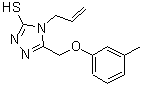 CAS#: 331272-48-1, 4-Allyl-5-[(3-Methylphenoxy)Methyl]-4H-1,2,4-Triazole-3-Thiol
