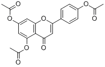 CAS 登录号：3316-46-9， [7-乙酰氧基-2-(4-乙酰氧基苯基)-4-氧代苯并吡喃-5-基]乙酸酯
