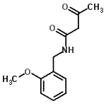 CAS 登录号：331713-77-0， N-(2-甲氧基苄基)-3-氧代丁酰胺