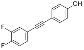 CAS 登录号：331718-48-0， 4-(3,4-二氟苯基乙炔基)苯酚
