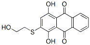CAS 登录号：3319-54-8， 1,4-二羟基-2-(2-羟基乙基硫基)蒽-9,10-二酮