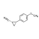 CAS#: 331941-39-0, (1S,2R)-2-(4-Methoxyphenyl)Cyclopropanecarbonitrile