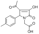 CAS#: 332022-22-7, 2-[(2S)-3-Acetyl-4-Hydroxy-2-(4-Methylphenyl)-5-Oxo-2H-Pyrrol-1-Yl]Acetic acid