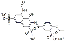 CAS#: 3321-13-9, Trisodium (3Z)-5-Acetamido-3-[(4-Ethoxy-3-Sulfonatophenyl)Hydrazinylidene]-4-Oxonaphthalene-2,7-Disulfonate