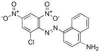 CAS 登录号：3321-49-1， 4-(2-氯-4,6-二硝基苯基)偶氮萘-1-胺